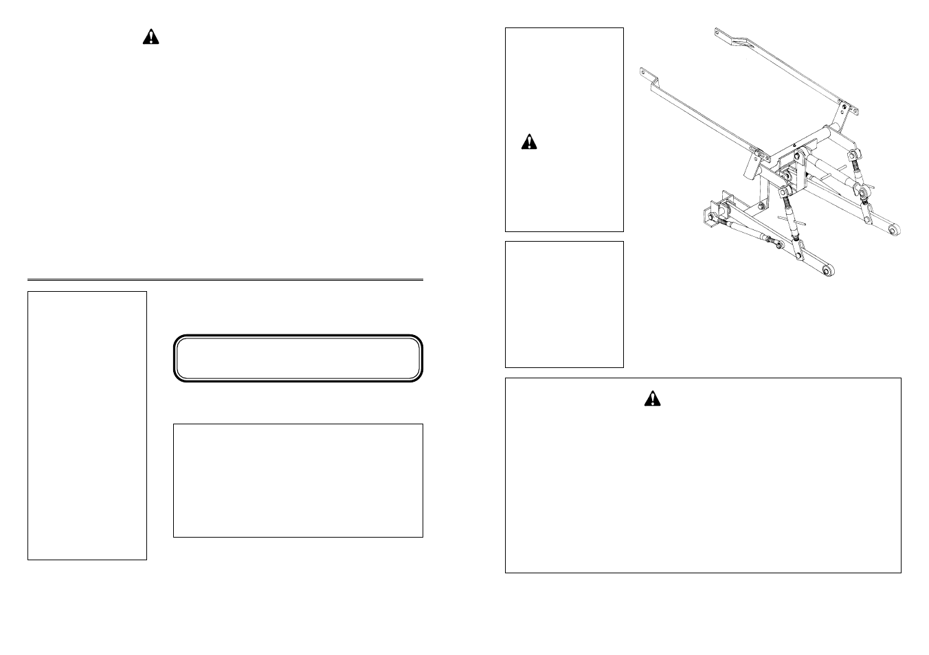 Owner’s manual, 3 pt. hitch adapter kit, Model no. hk-102 | Model no. hk-102 caution | Worksaver HK-102 User Manual | Page 12 / 12