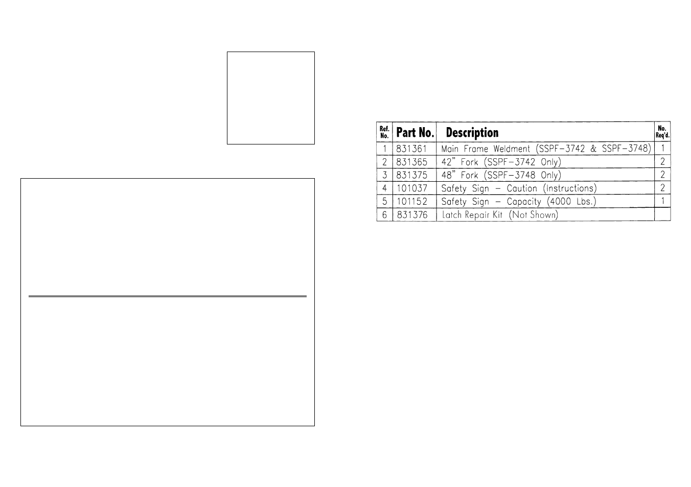 Retail customer’s responsibility | Worksaver SSPF-3742 User Manual | Page 19 / 20