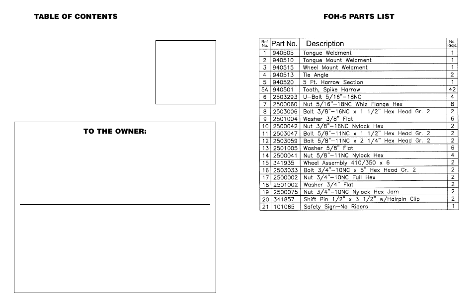 Worksaver Flip Over FOH-5 User Manual | Page 15 / 16