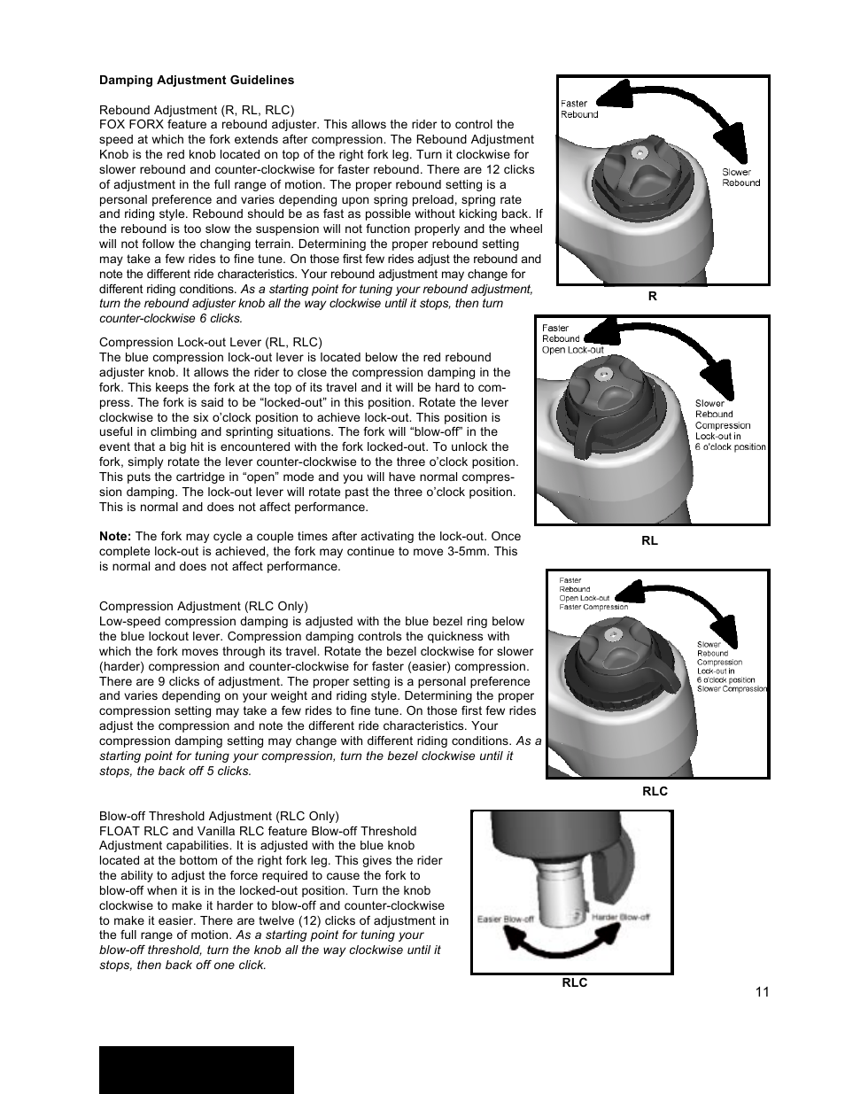 WTB FLOAT 100RL User Manual | Page 11 / 16