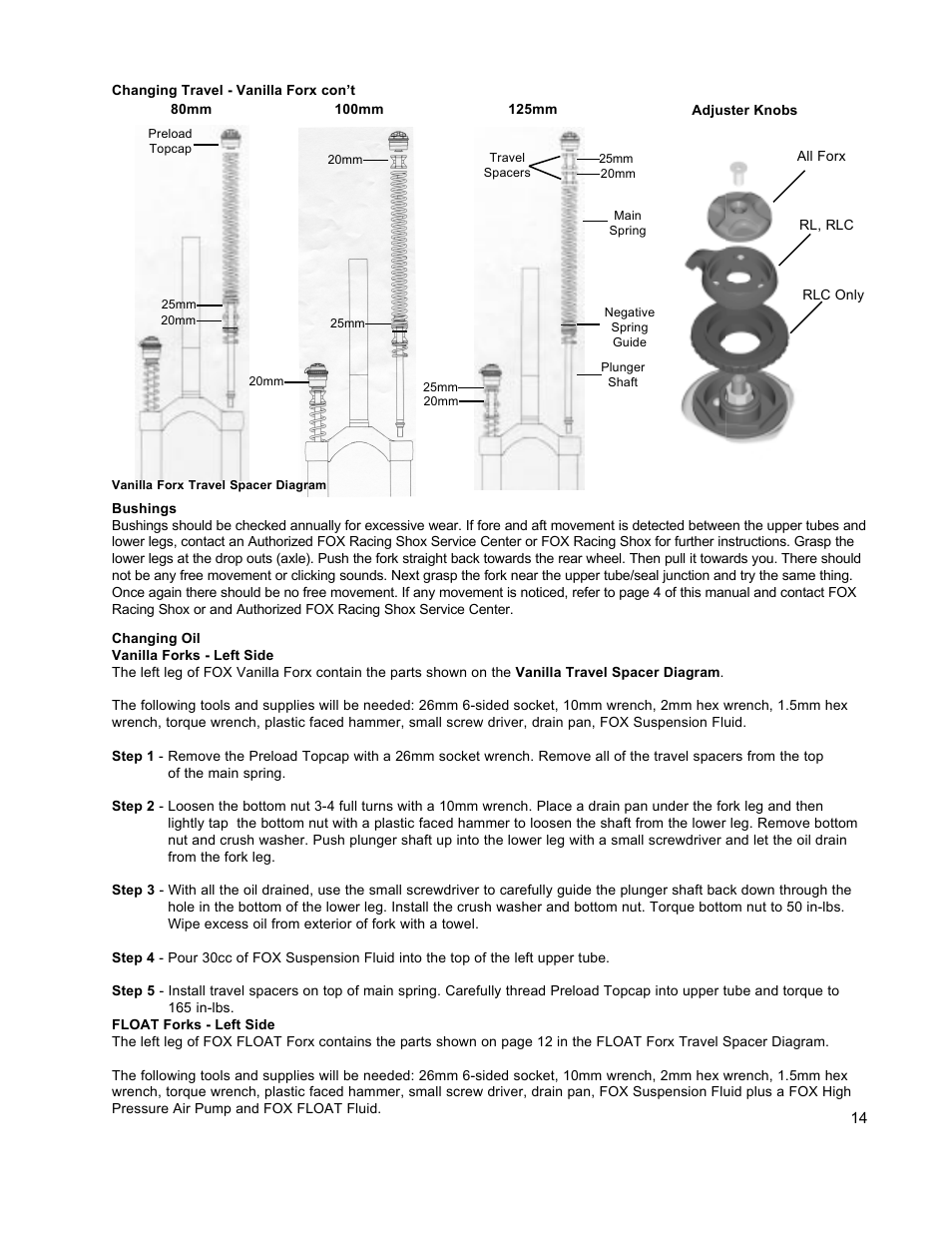 WTB FLOAT 100RL User Manual | Page 14 / 16