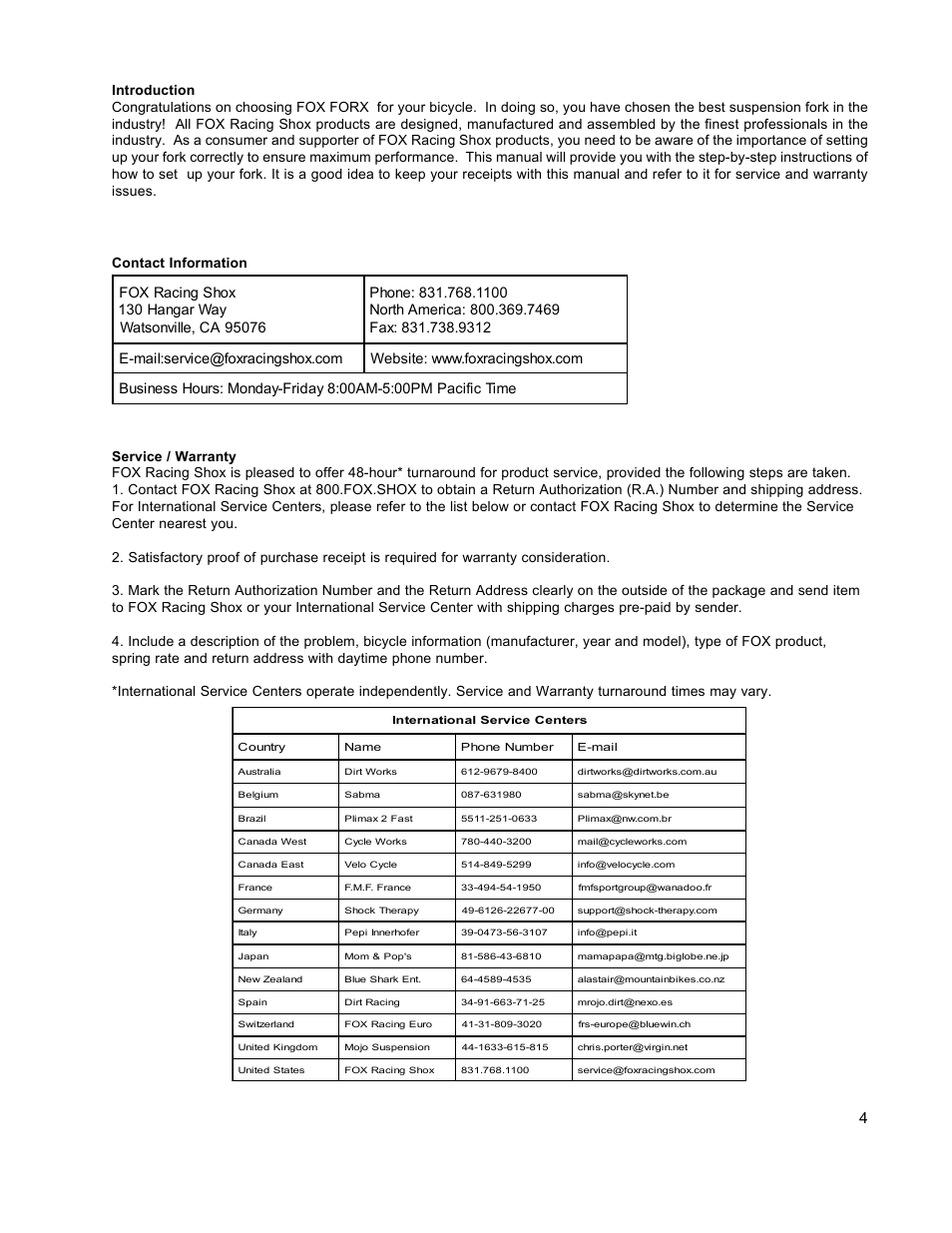 WTB FLOAT 100RL User Manual | Page 4 / 16