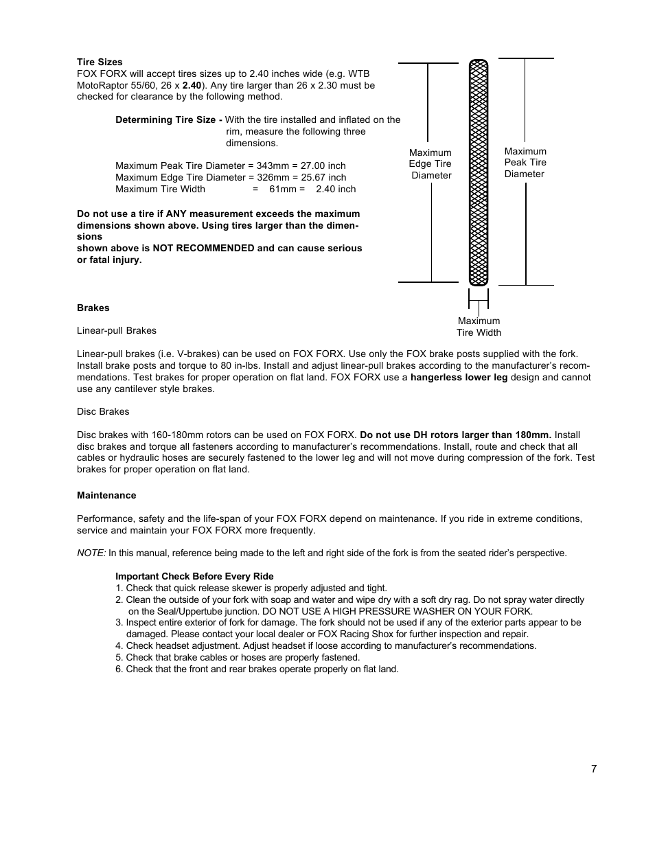 WTB FLOAT 100RL User Manual | Page 7 / 16