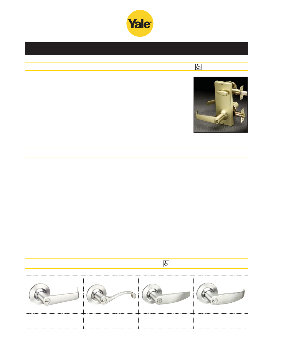 Cylindrical locksets | Yale 400 4400 User Manual | Page 10 / 36