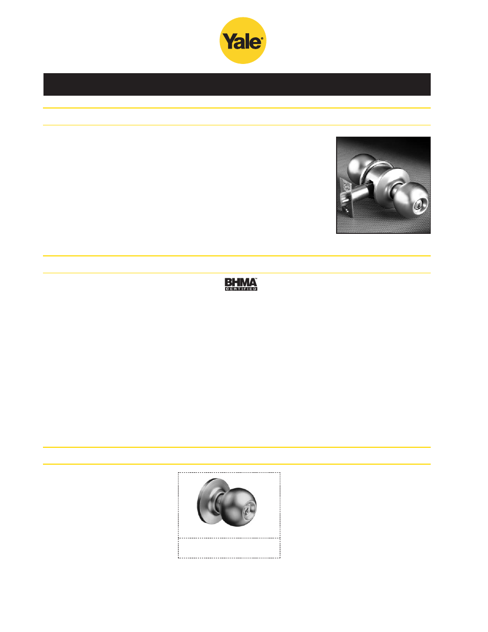 Cylindrical locksets | Yale 400 4400 User Manual | Page 12 / 36