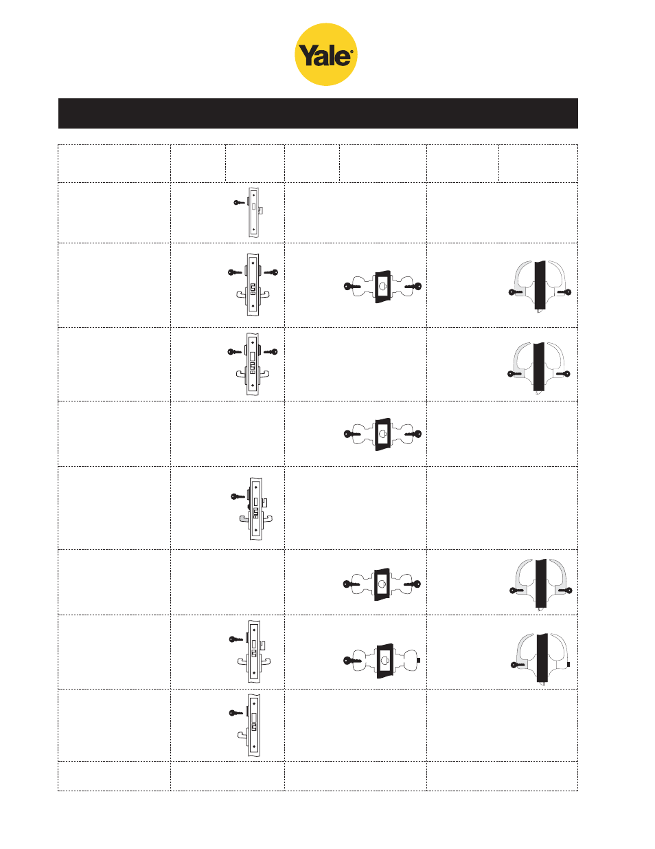 Lockset functions | Yale 400 4400 User Manual | Page 18 / 36