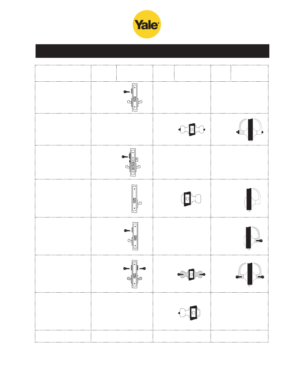 Lockset functions | Yale 400 4400 User Manual | Page 19 / 36