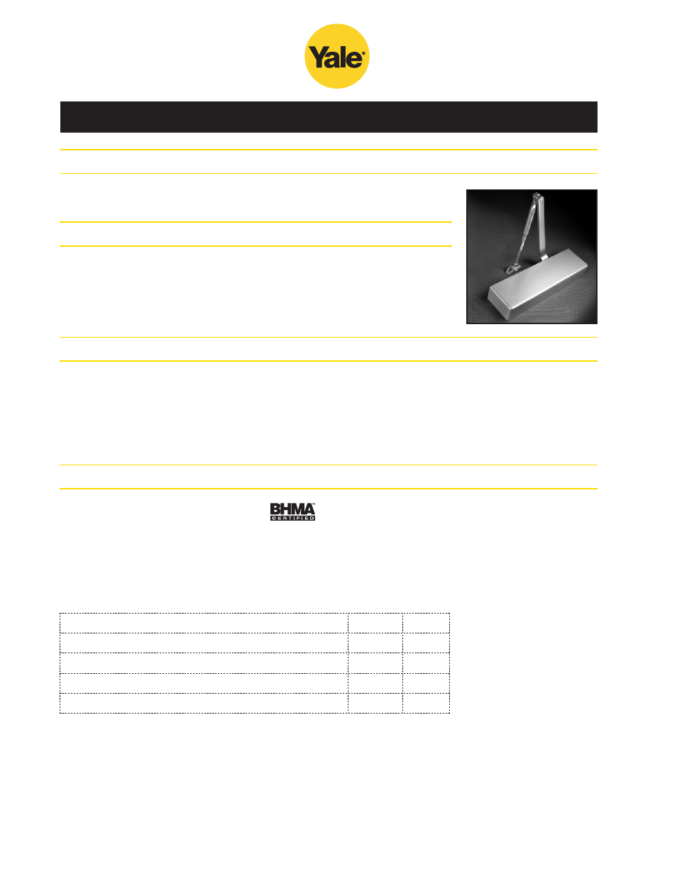 Door controls | Yale 400 4400 User Manual | Page 28 / 36