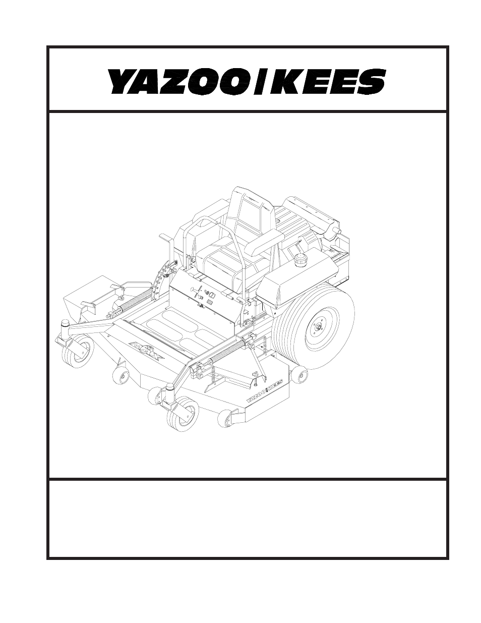 Yazoo/Kees ZT MAX ZKHP52233 User Manual | 21 pages
