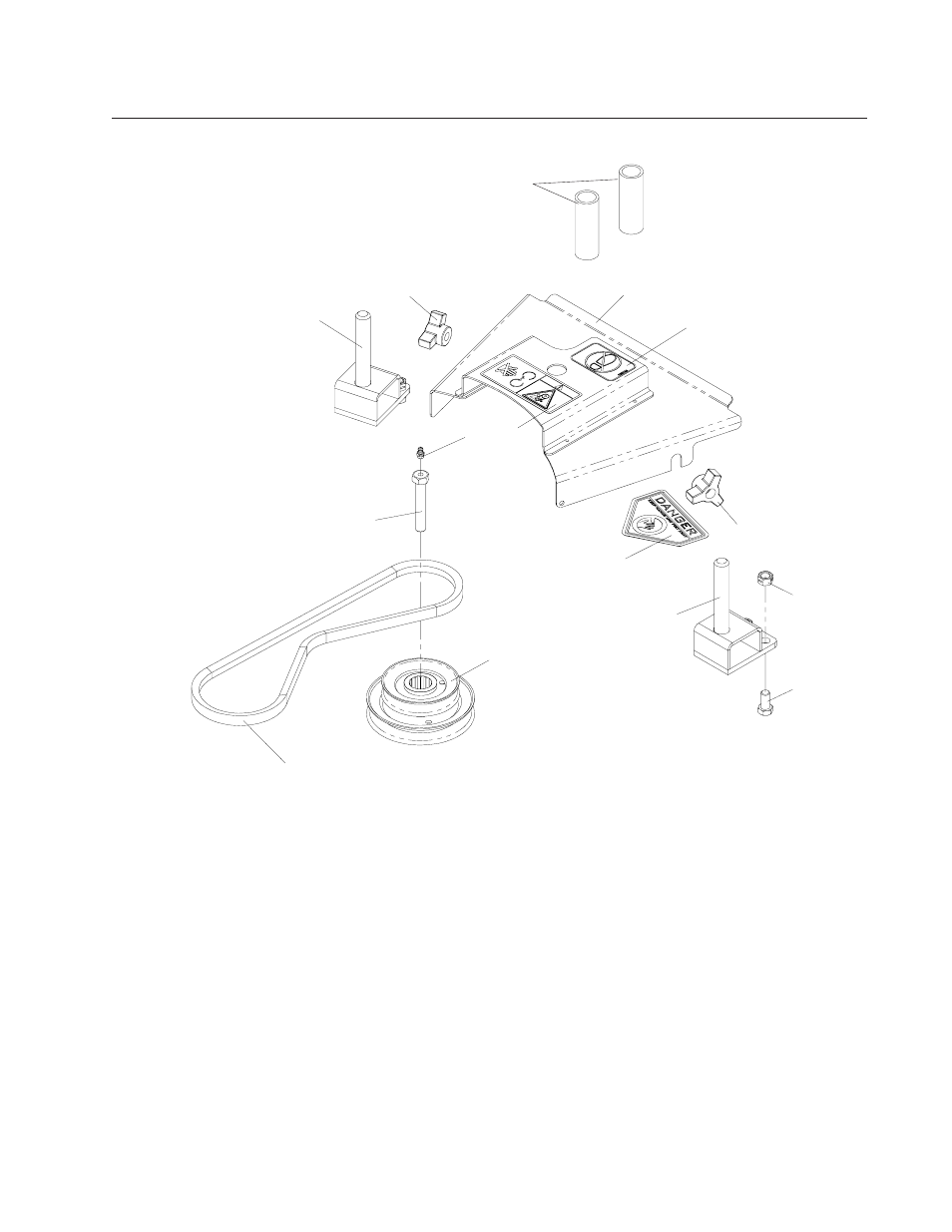 Drive kit assembly 111295 - 48 inch deck, Drive kit assembly | Yazoo/Kees Collection System CS13 User Manual | Page 31 / 36
