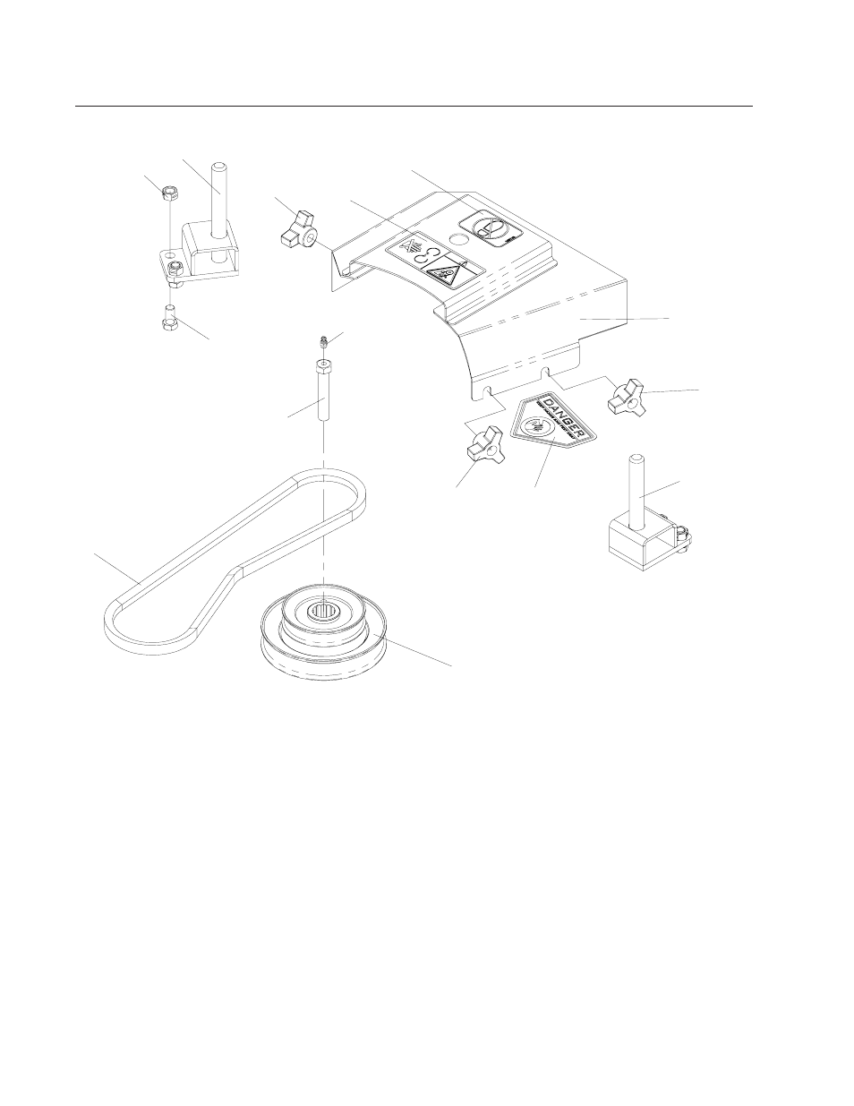 Drive kit assembly 111296 - 52 inch deck, Drive kit assembly | Yazoo/Kees Collection System CS13 User Manual | Page 32 / 36