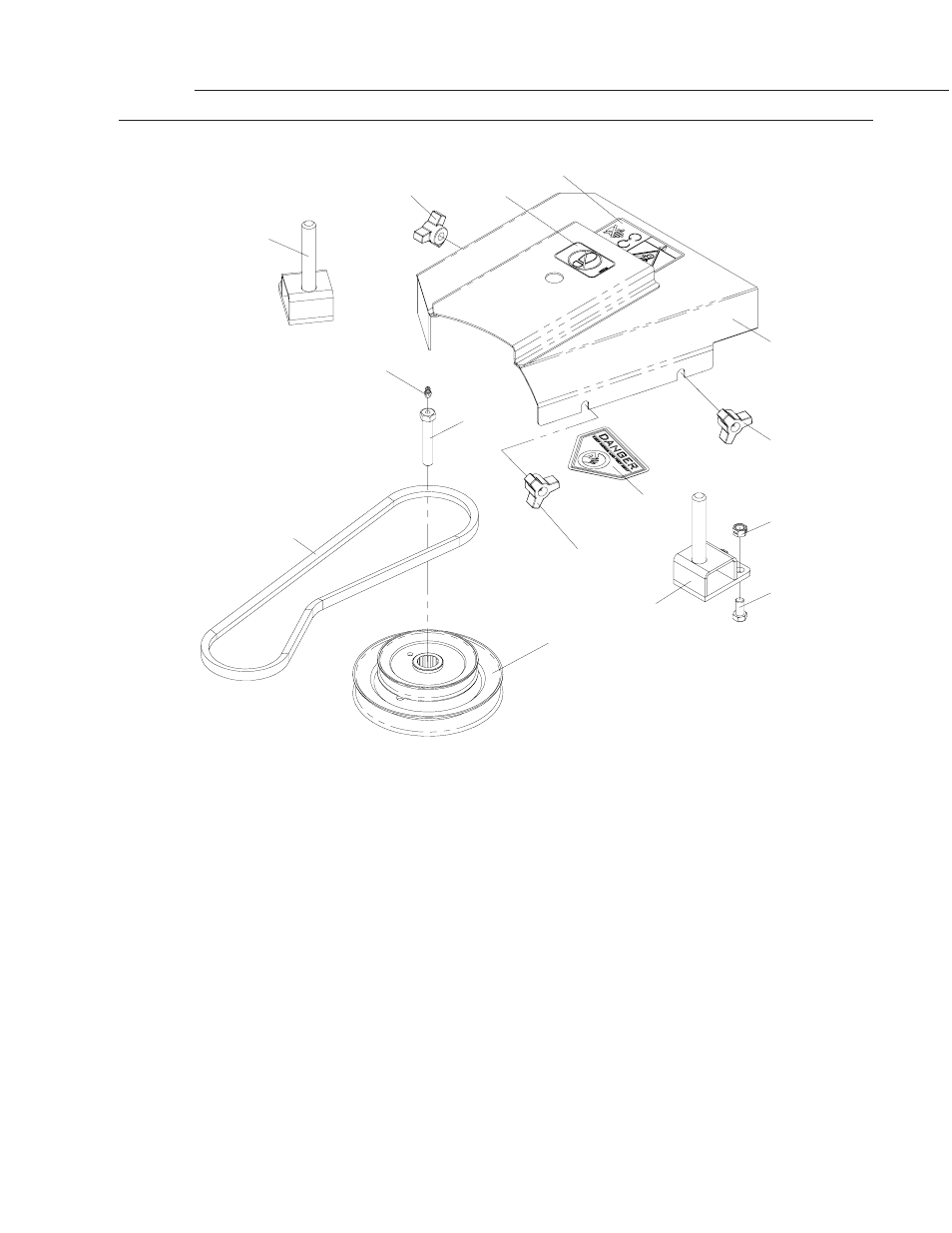 Drive kit assembly 111297 - 61 inch deck, Drive kit assembly | Yazoo/Kees Collection System CS13 User Manual | Page 33 / 36