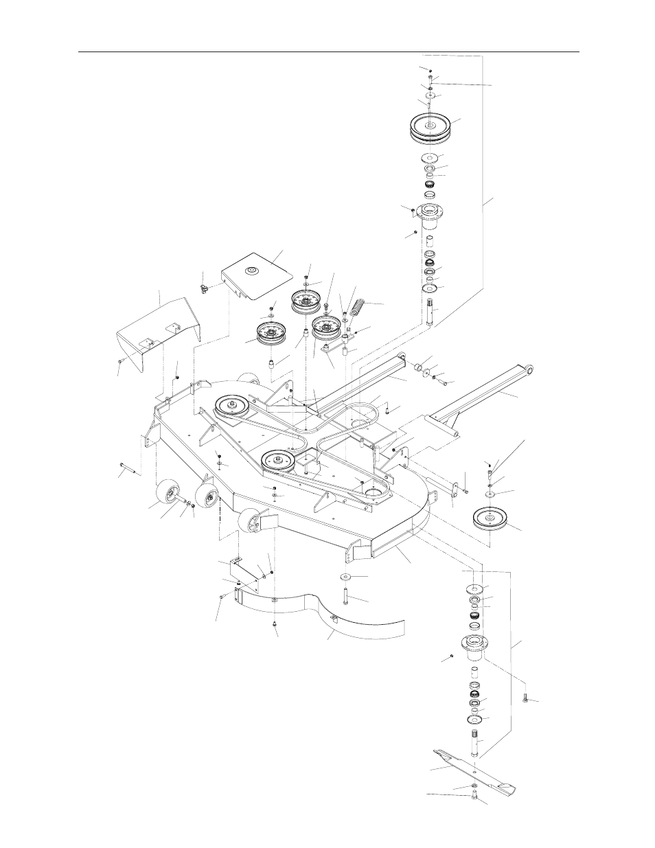 Deck assembly, 61 inch | YAZOO KEES ZHDD61270 User Manual | Page 30 / 42