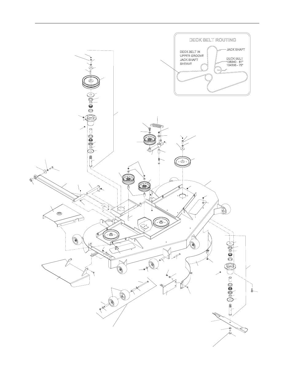 Deck assembly, 72 inch | YAZOO KEES ZHDD61270 User Manual | Page 32 / 42