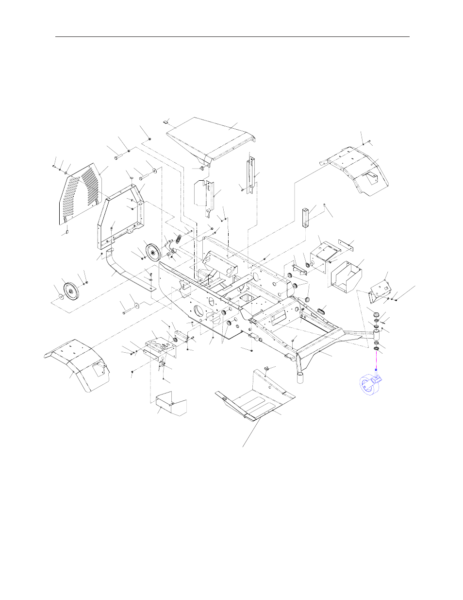 Main frame assembly | YAZOO KEES ZHDD61270 User Manual | Page 4 / 42