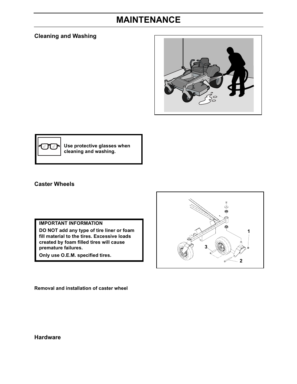 Maintenance | Yazoo/Kees 968999701/ZEKH52240 User Manual | Page 52 / 80