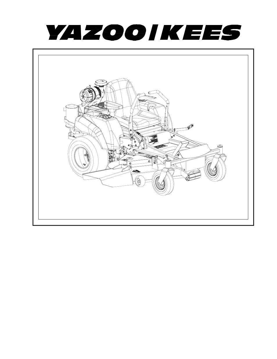 Yazoo/Kees ZEKW42170 User Manual | 80 pages