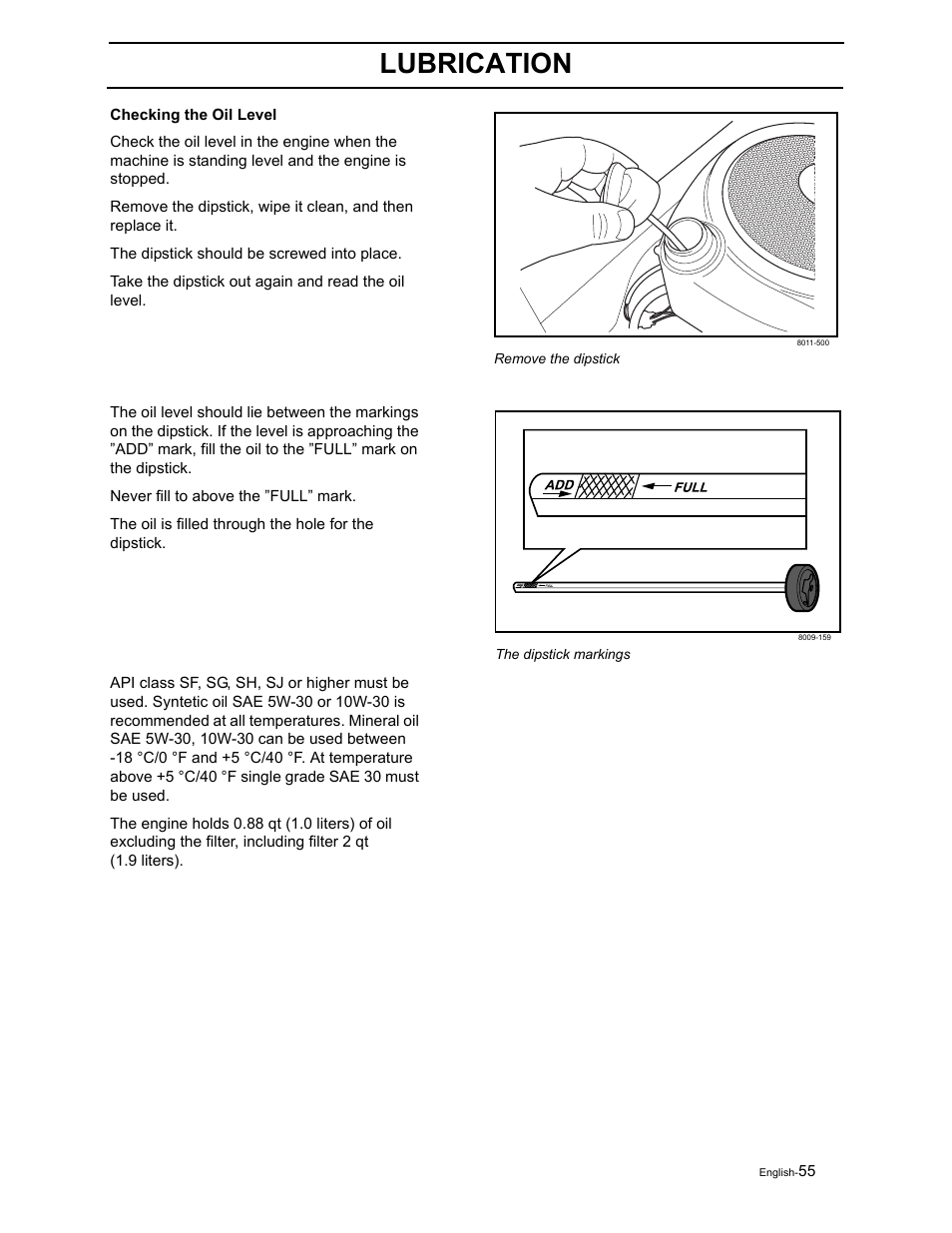 Lubrication | Yazoo/Kees ZEKW42170 User Manual | Page 57 / 80