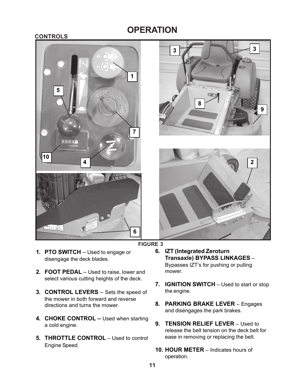 Operation | Yazoo/Kees ZCBI48180 User Manual | Page 11 / 34