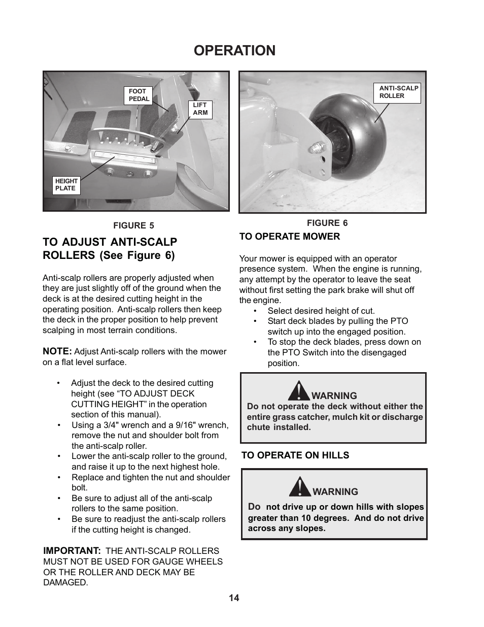 Operation | Yazoo/Kees ZCBI48180 User Manual | Page 14 / 34