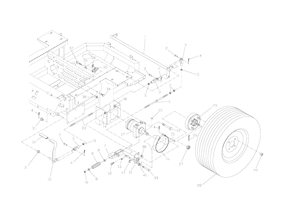 Park brake assembly | Yazoo/Kees ZKHP52233 User Manual | Page 12 / 26