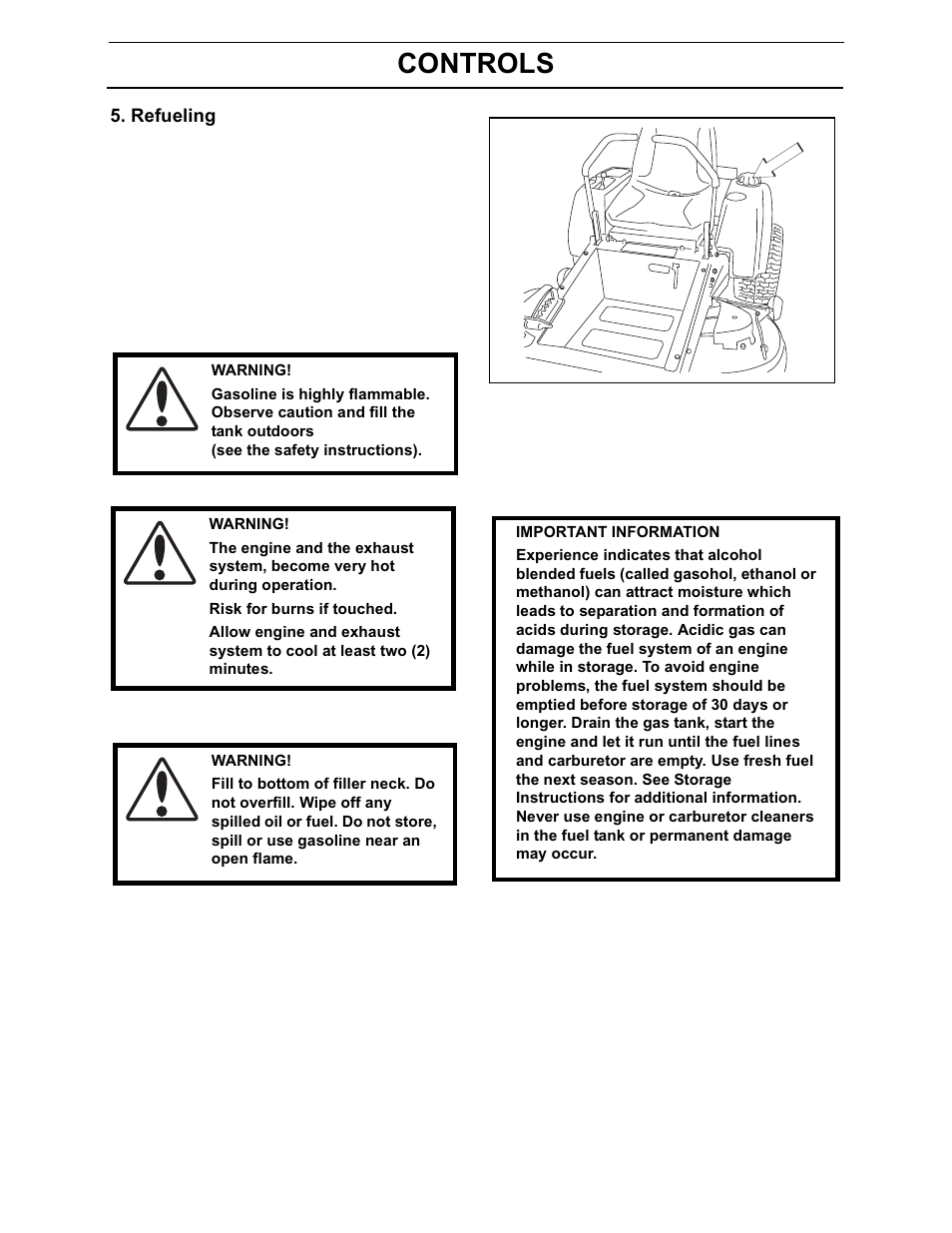 Controls | Yazoo/Kees 968999694/ZEKH42200 User Manual | Page 21 / 80