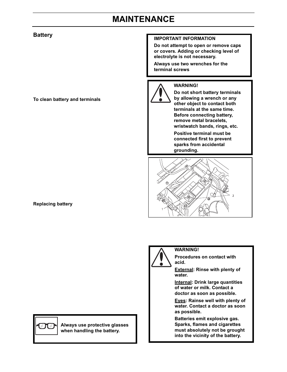 Maintenance | Yazoo/Kees 968999694/ZEKH42200 User Manual | Page 39 / 80