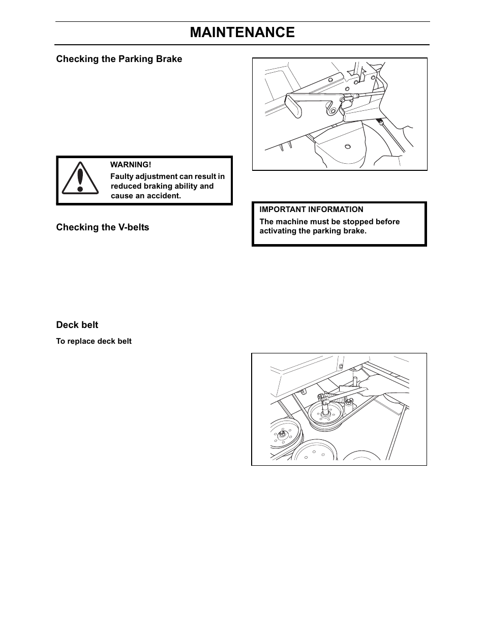 Maintenance | Yazoo/Kees 968999694/ZEKH42200 User Manual | Page 45 / 80