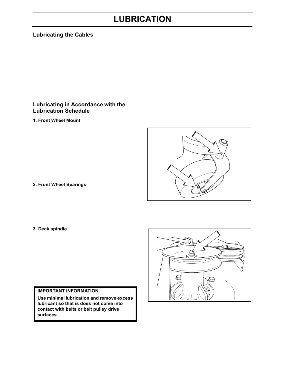 Lubrication | Yazoo/Kees 968999694/ZEKH42200 User Manual | Page 55 / 80