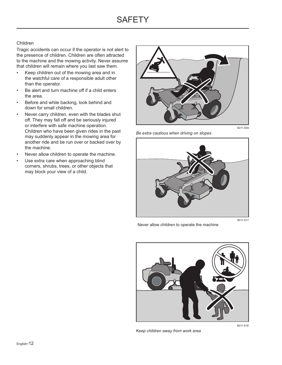 Safety | Yazoo/Kees ZMKW48172 User Manual | Page 12 / 68