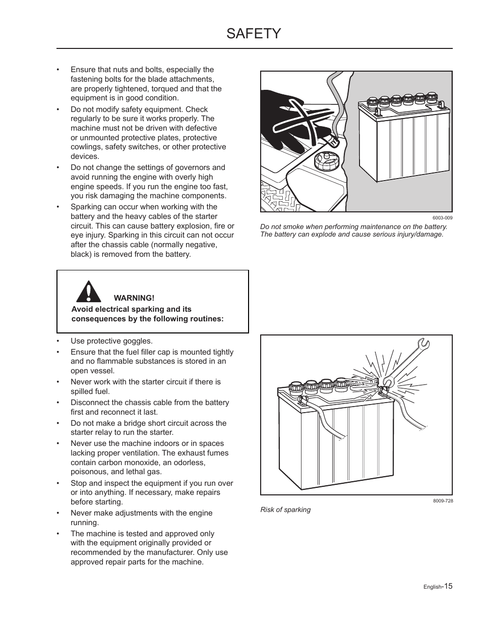 Safety | Yazoo/Kees ZMKW48172 User Manual | Page 15 / 68