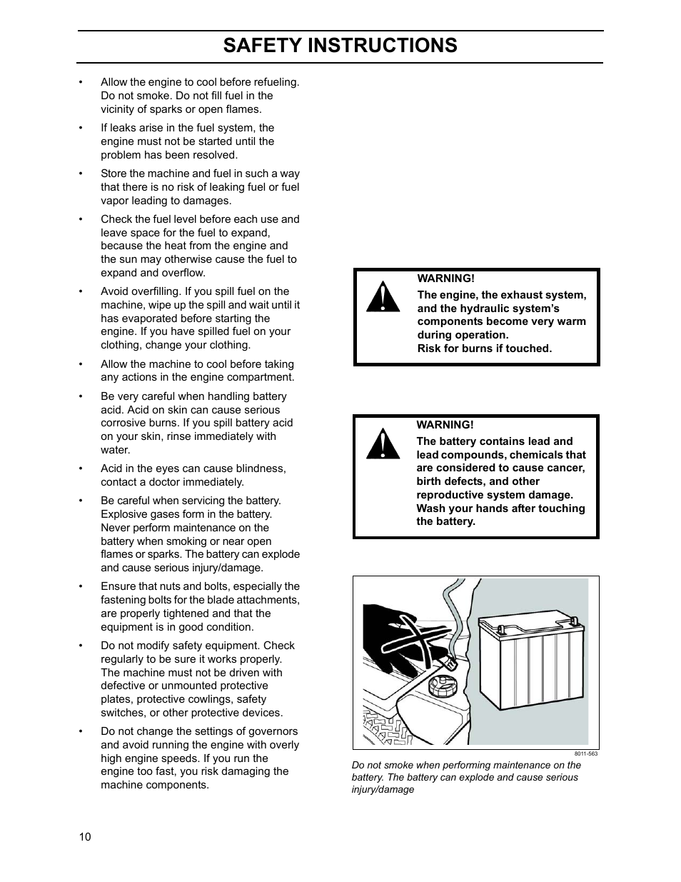 Safety instructions | Yazoo/Kees ZHDD61270 User Manual | Page 12 / 64