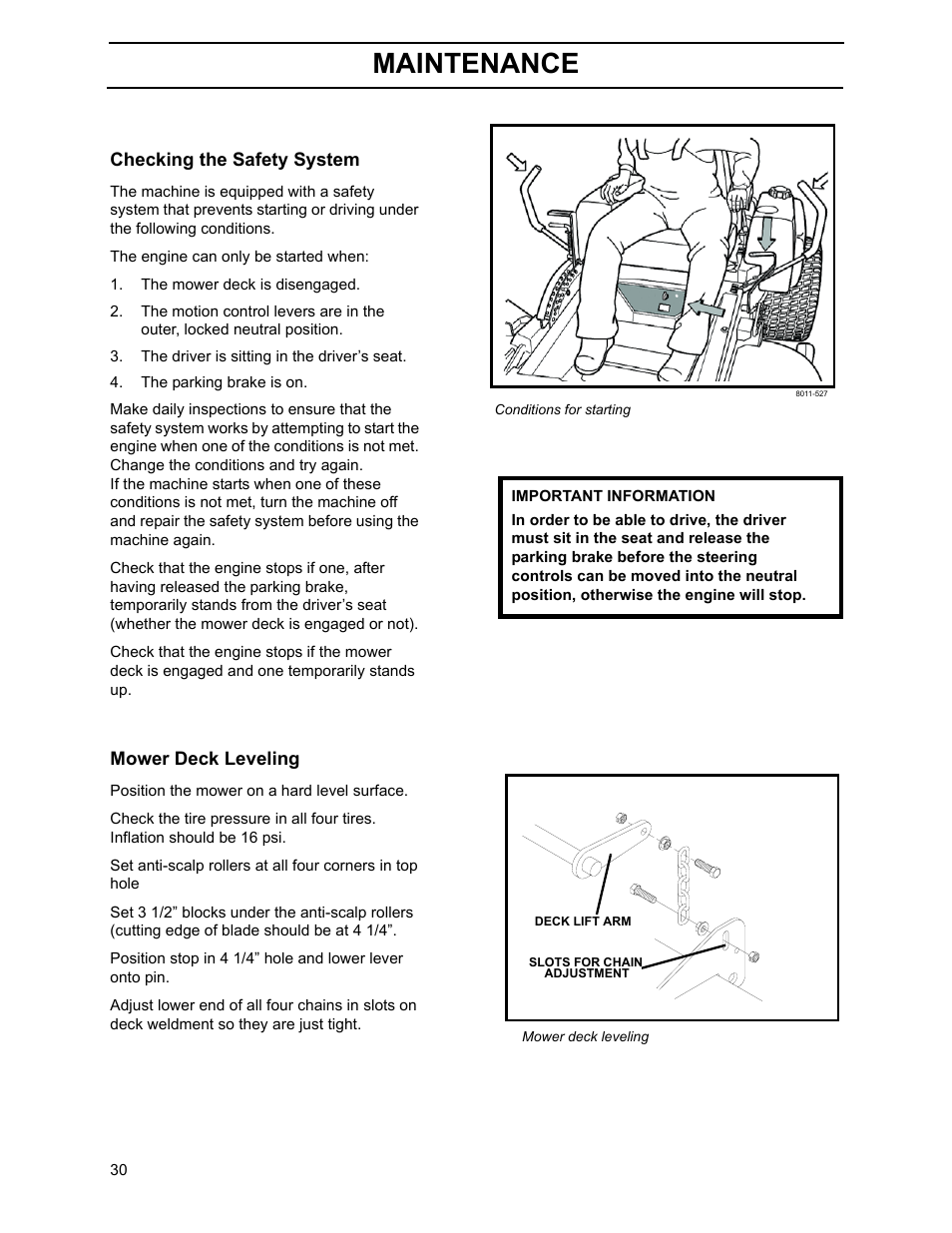 Maintenance | Yazoo/Kees ZHDD61270 User Manual | Page 32 / 64
