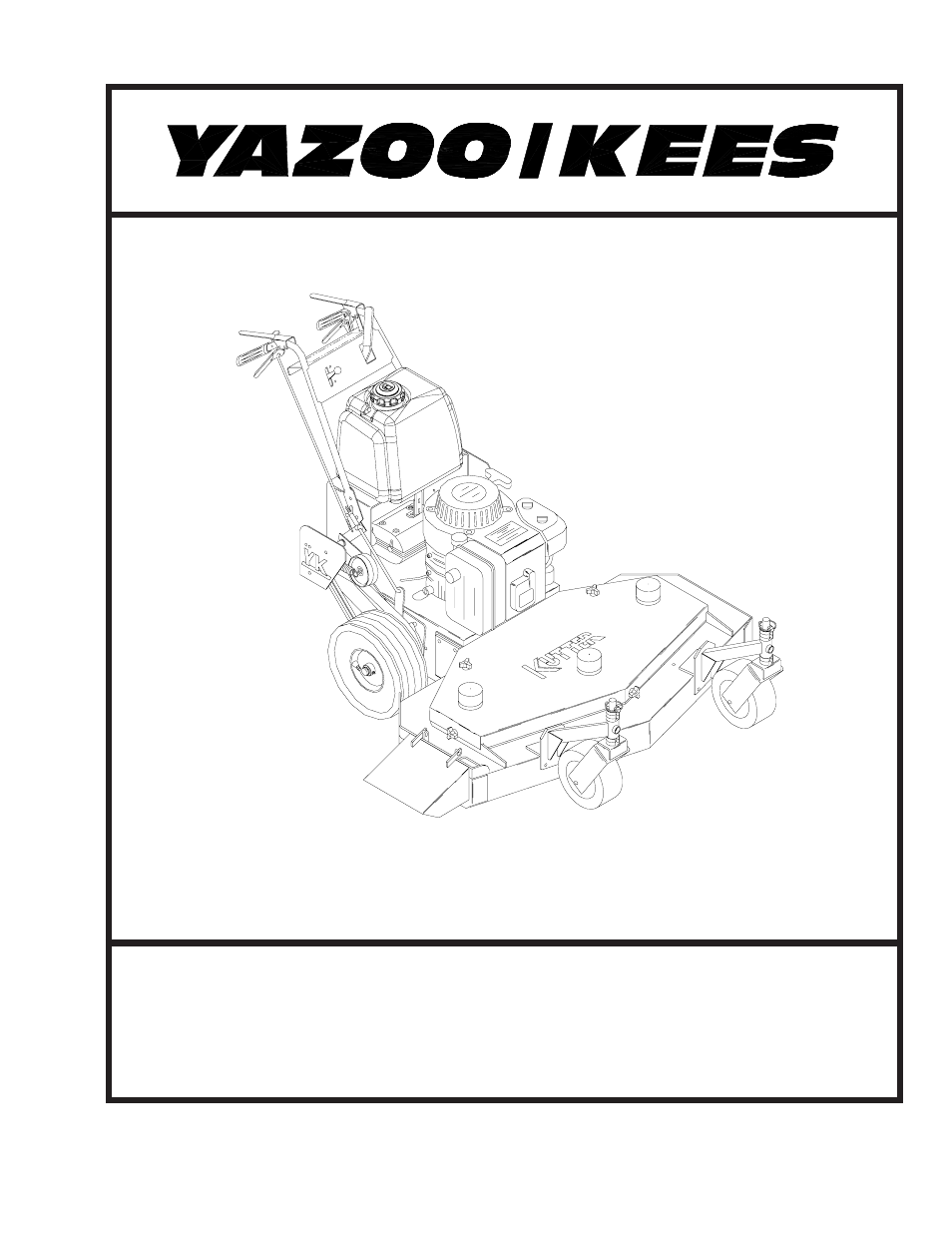 Yazoo/Kees KKW36132 User Manual | 26 pages