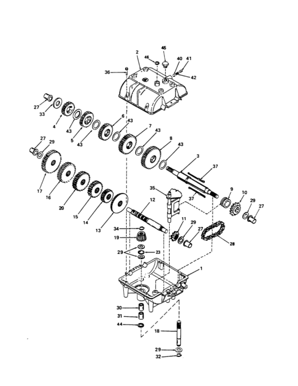 Transmission | Yazoo/Kees KKW36132 User Manual | Page 24 / 26