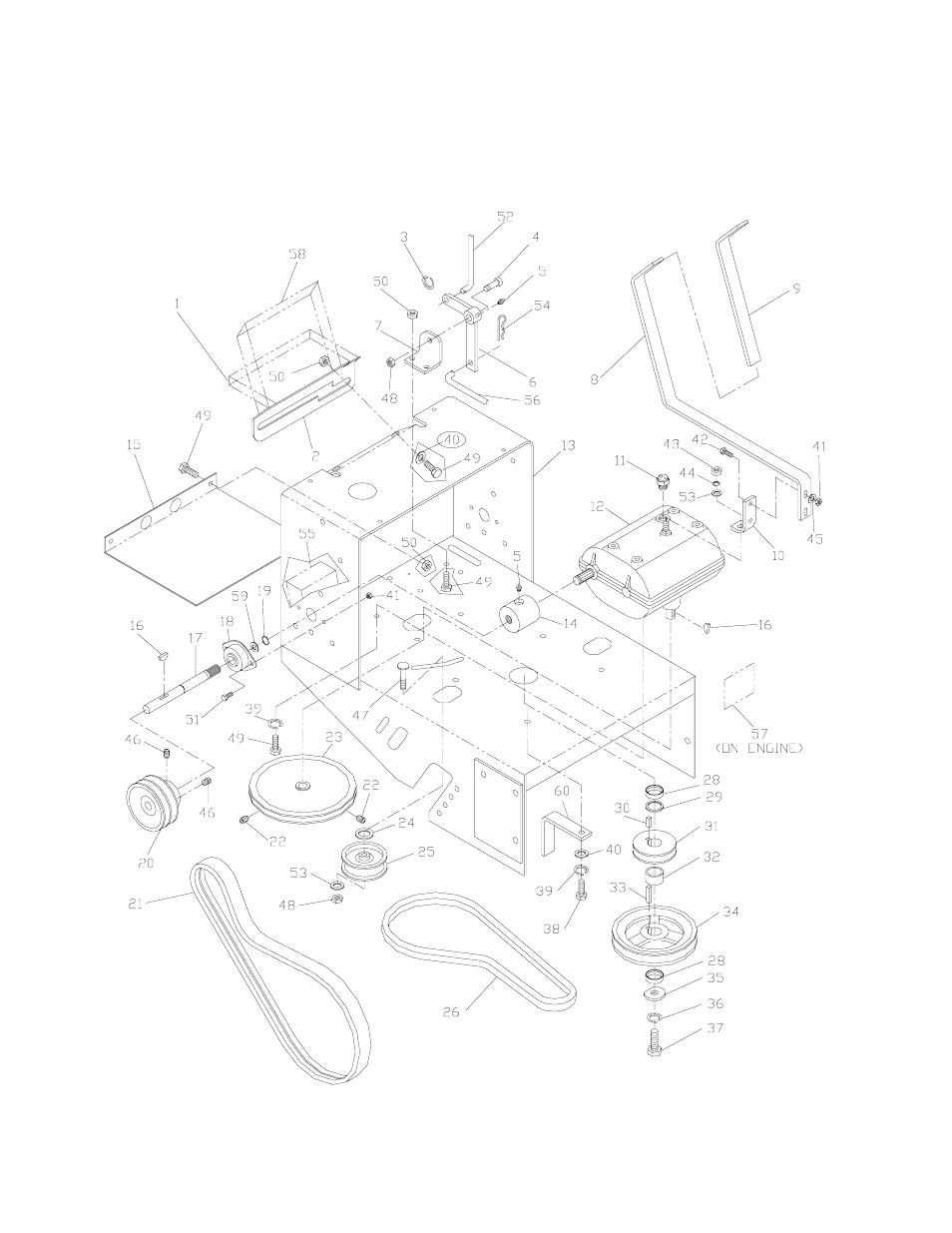 Transmission & shifter group | Yazoo/Kees KKW36132 User Manual | Page 4 / 26