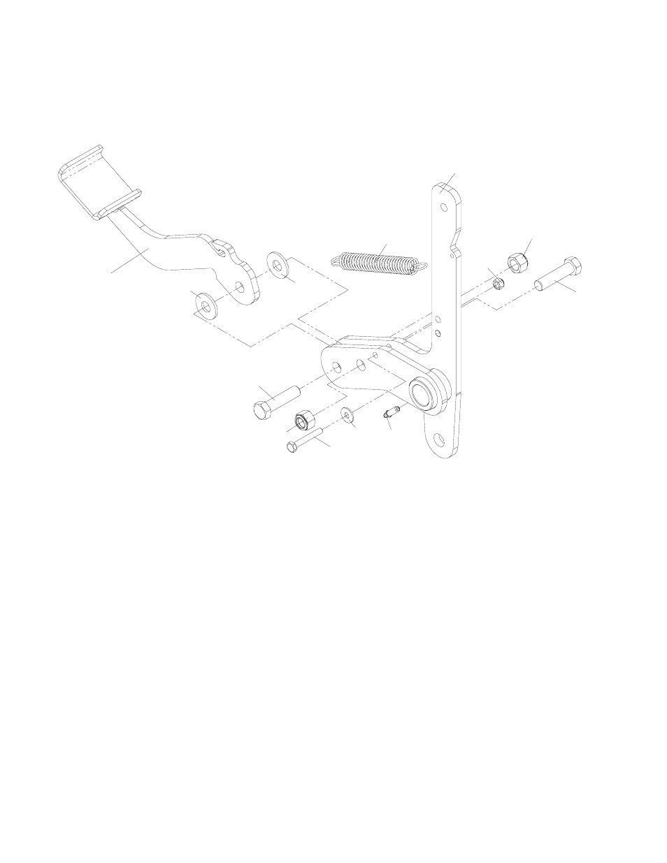 Deck lift pedal | Yazoo/Kees KKFW48171 User Manual | Page 20 / 26