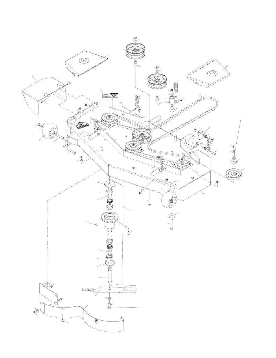 48” deck, 48”deck | Yazoo/Kees KKFW48171 User Manual | Page 22 / 26