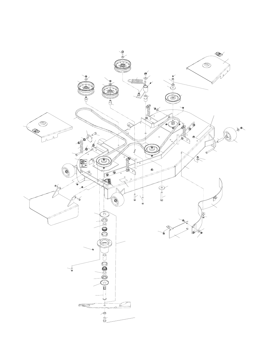 52” deck, 52”deck | Yazoo/Kees KKFW48171 User Manual | Page 24 / 26