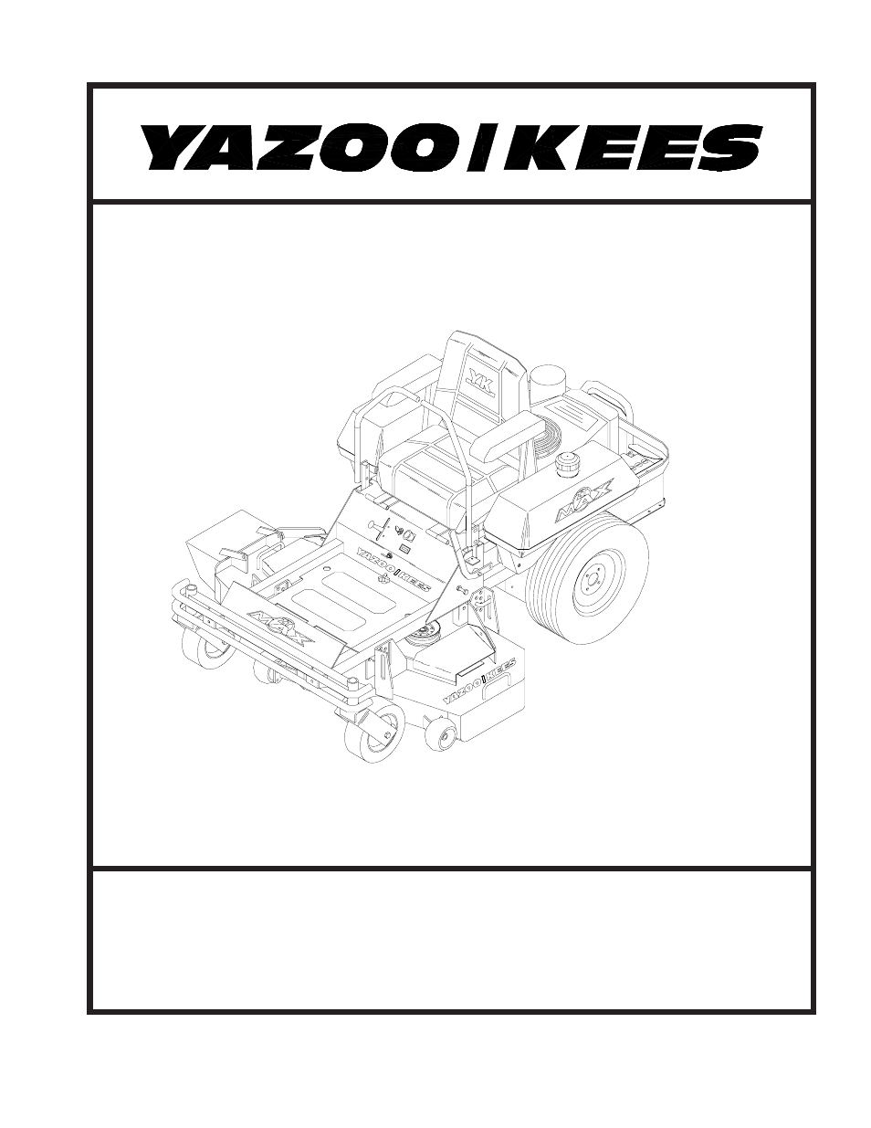 Yazoo/Kees ZKW48170 User Manual | 22 pages