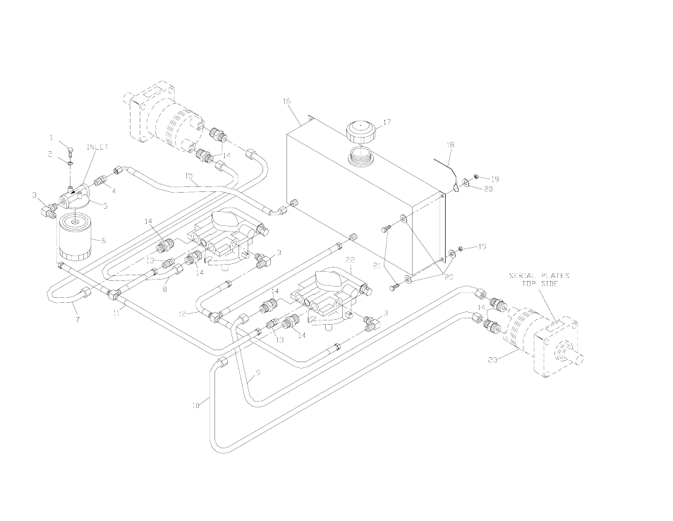 Hydraulic assembly | Yazoo/Kees ZKW48170 User Manual | Page 4 / 22