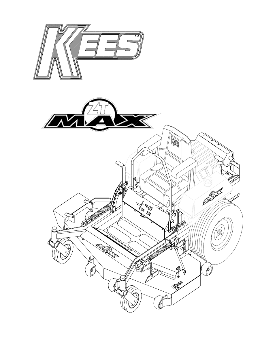 Yazoo/Kees ZT MAX ZKH52221 User Manual | 19 pages