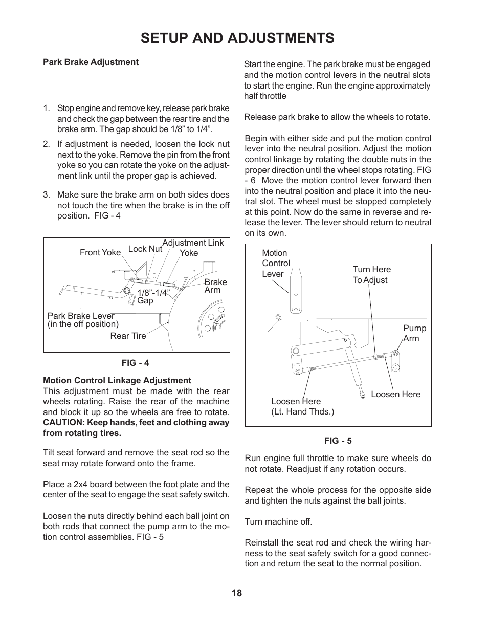Setup and adjustments | Yazoo/Kees ZMKW48171  EN User Manual | Page 18 / 30
