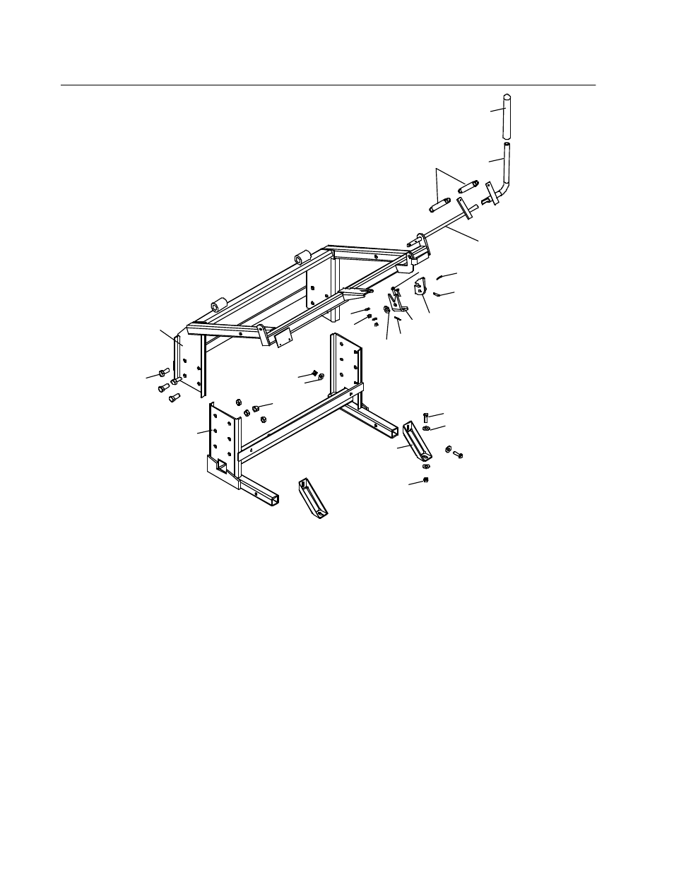 Frame assembly | Yazoo/Kees Z9 Commercial Collection System Z9A User Manual | Page 18 / 25