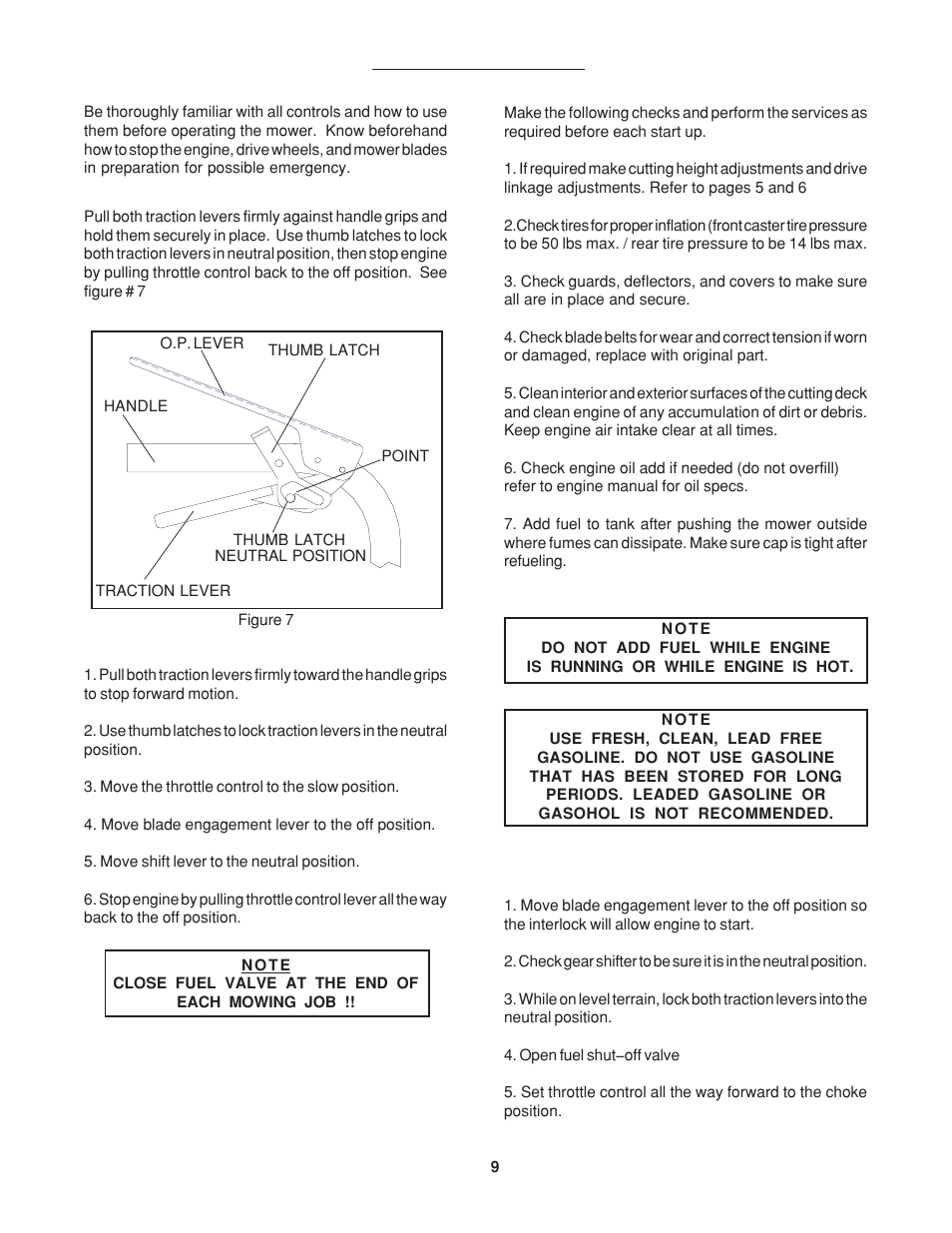 Operating instructions | Yazoo/Kees KKW32121 User Manual | Page 9 / 17