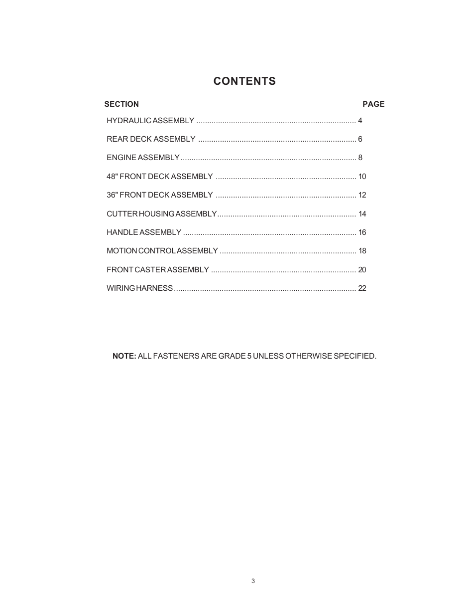 Yazoo/Kees KHKW48171 User Manual | Page 3 / 24