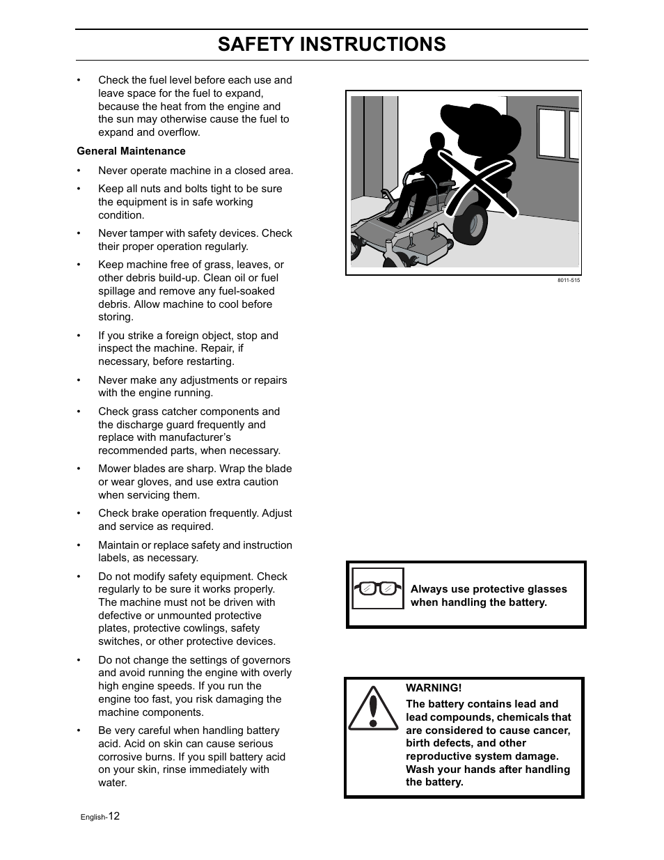 Safety instructions | Yazoo/Kees ZVKH61273  EN User Manual | Page 14 / 84