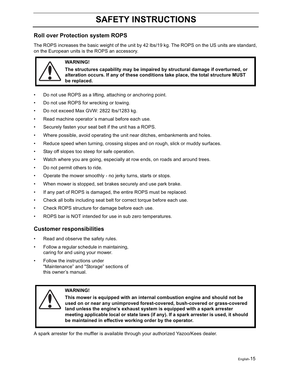 Safety instructions | Yazoo/Kees ZVKH61273  EN User Manual | Page 17 / 84