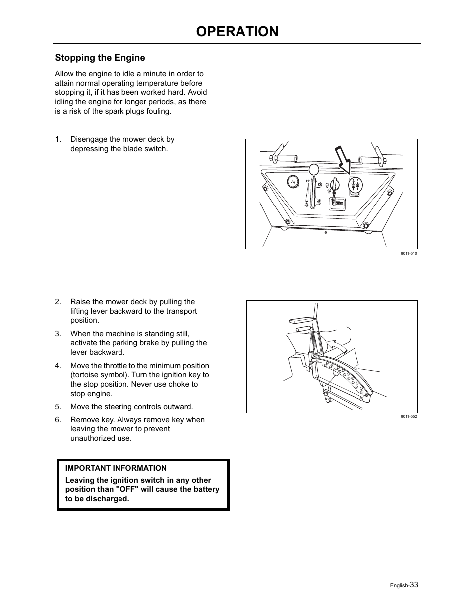 Operation | Yazoo/Kees ZVKH61273  EN User Manual | Page 35 / 84