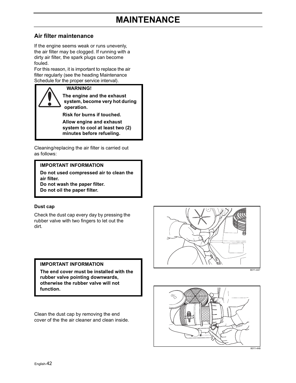 Maintenance | Yazoo/Kees ZVKH61273  EN User Manual | Page 44 / 84